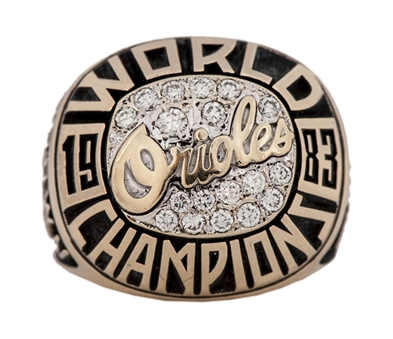 1983 Baltimore Orioles World Championship Staff Ring - Bob Brown